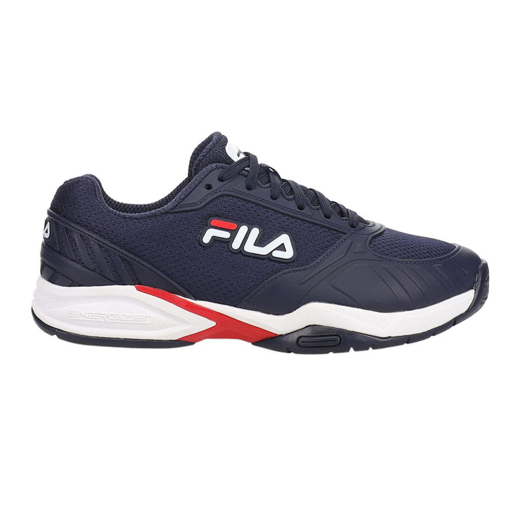 Fila Volley Zone Pickleball Mens Blue Sneakers Athletic Shoes