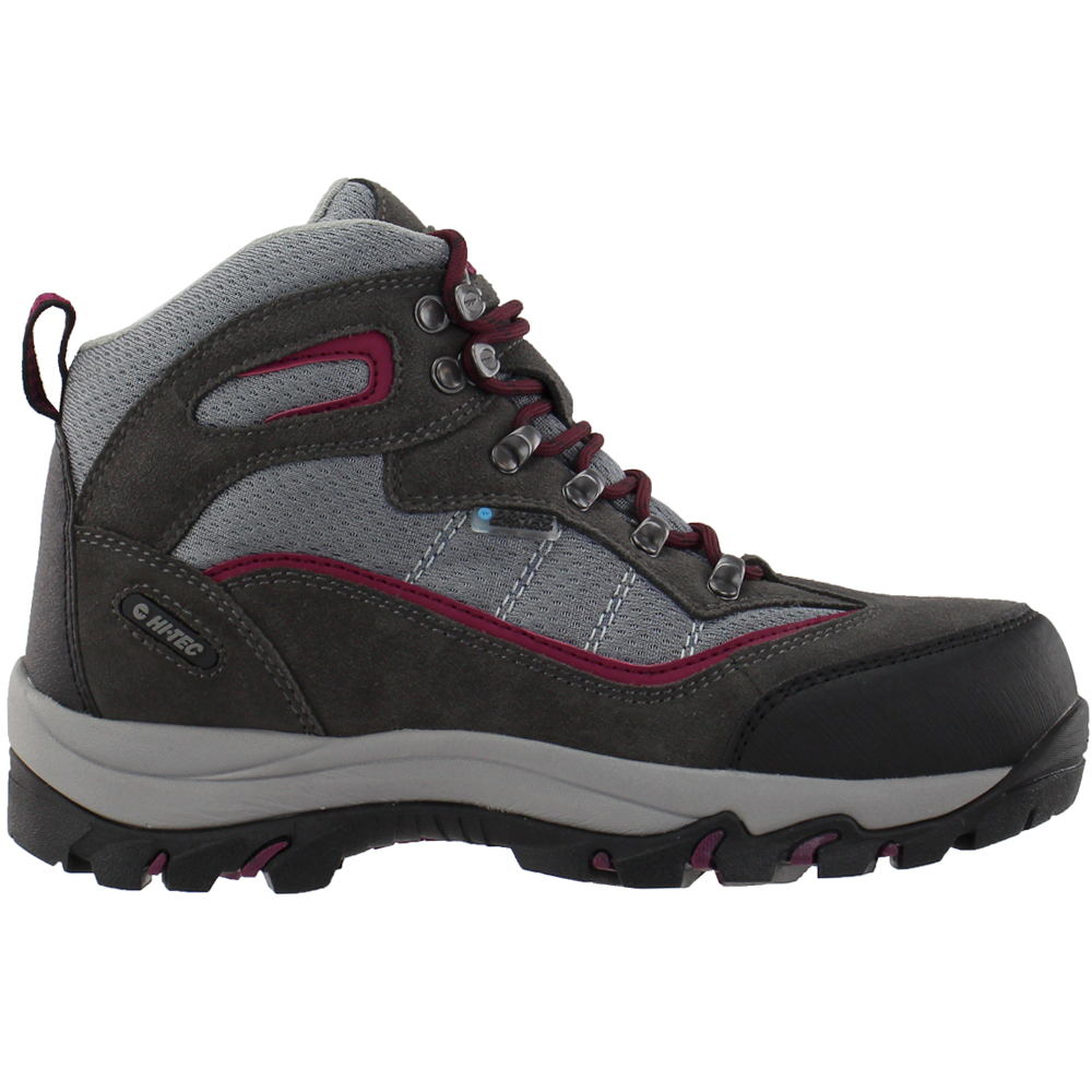 Hi-Tec Mens Caha Waterproof Walking Hiking Mountain Outdoors Boots Black Grey 