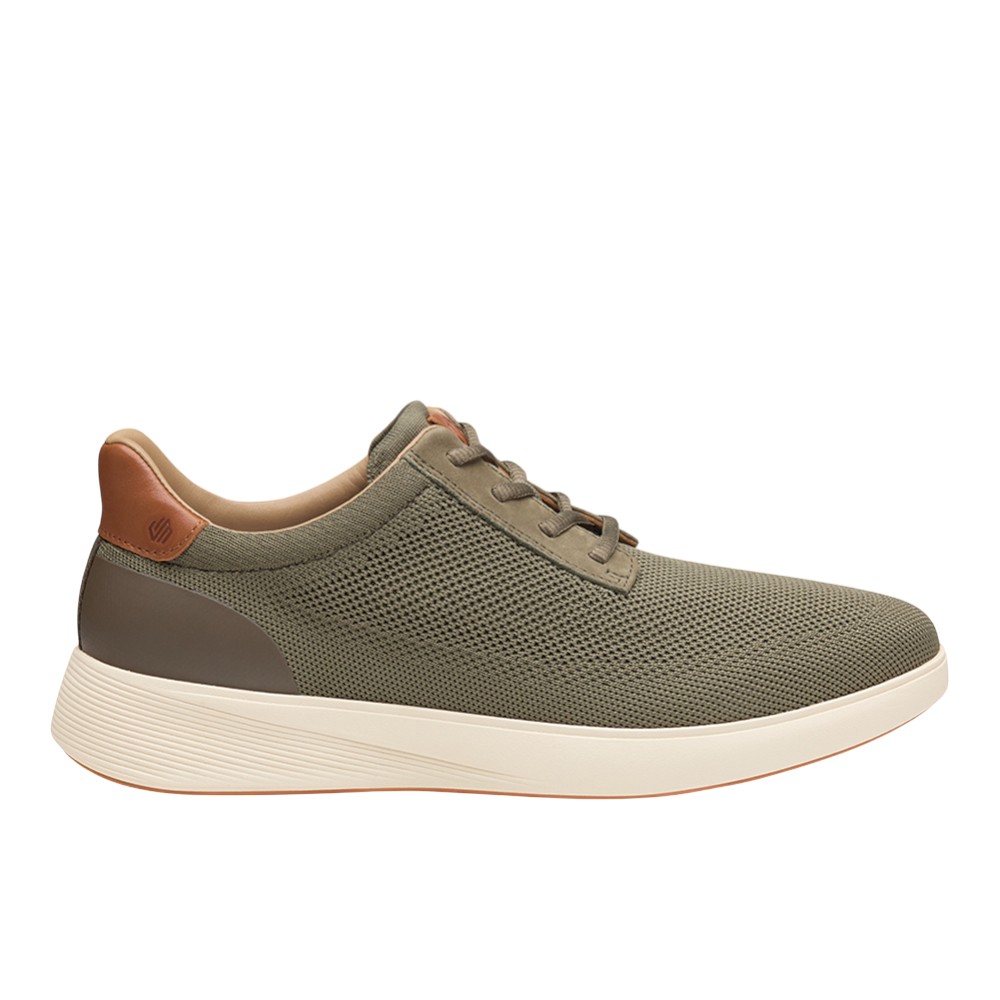 Johnston & Murphy Men's Ackerson Knit Lace-Up Sneakers - Olive Knit