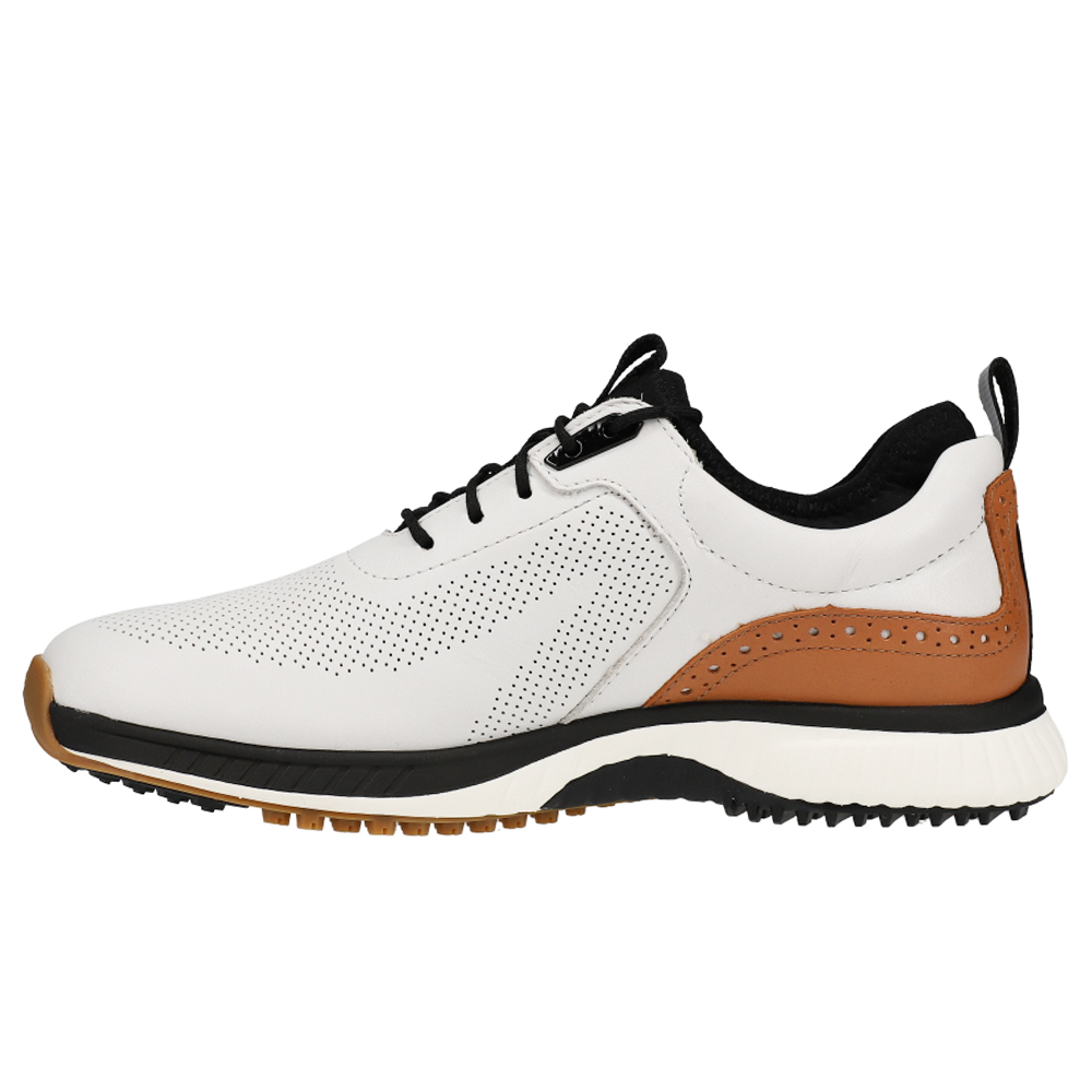 Shop White Mens Johnston & Murphy XC4 H1Luxe Hybrid Golf Shoes