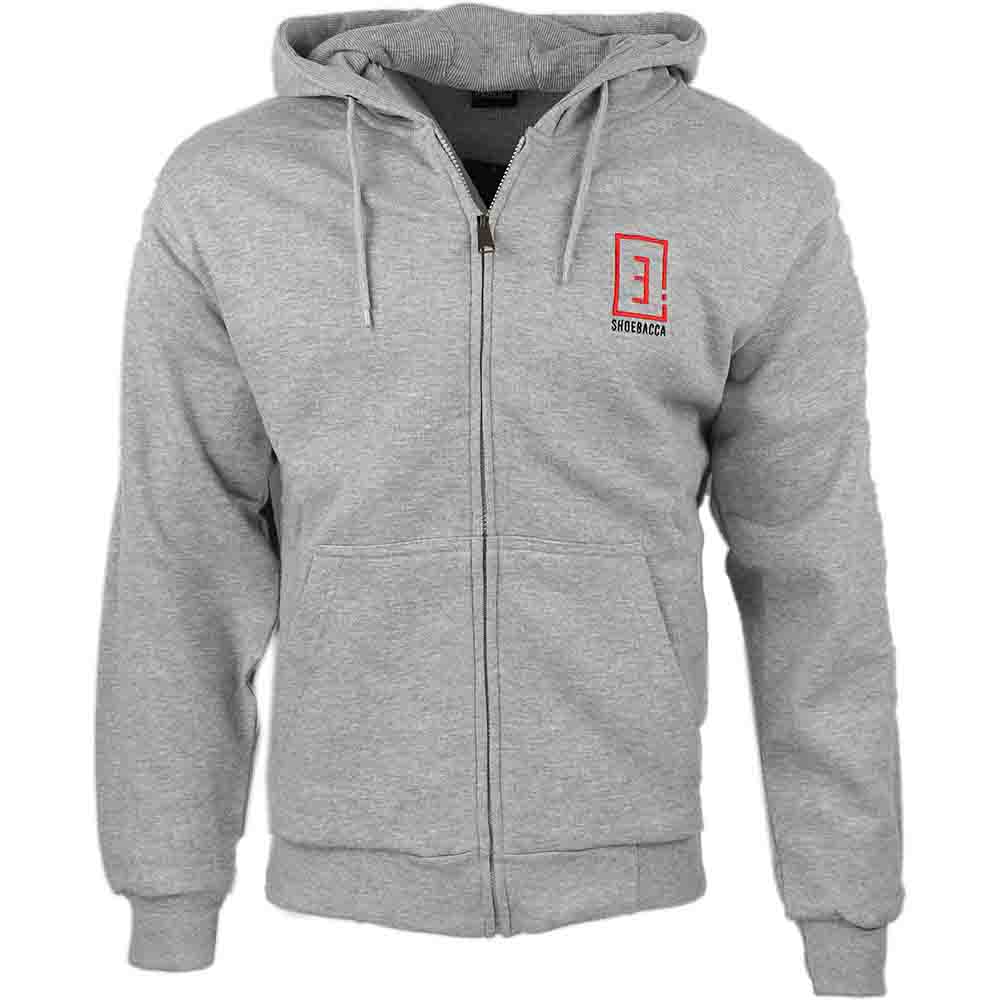 thermal lined zipper hoodie