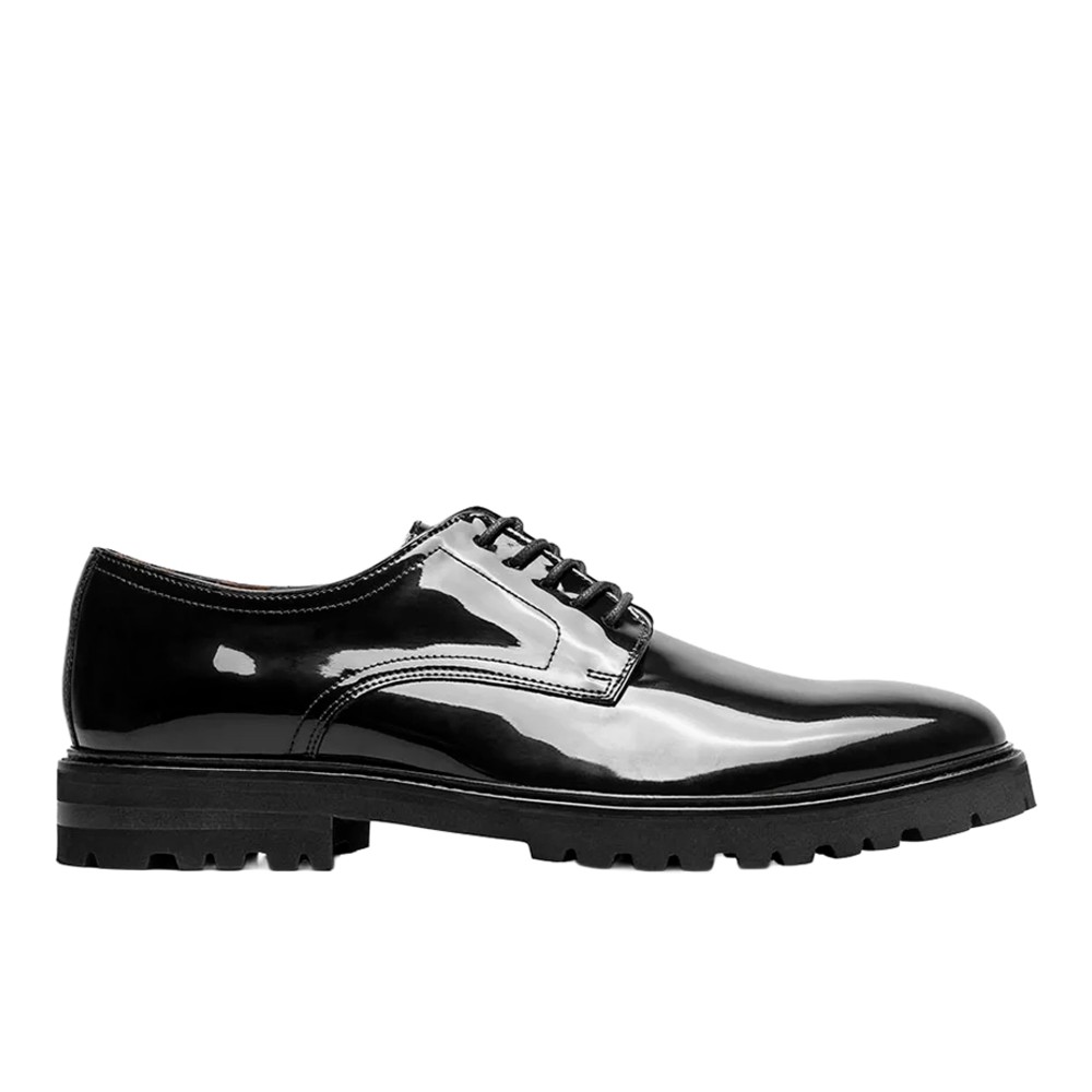 Stacy Adams Men's Hartcliffe Plain Toe Oxfords Black Patent - Size: 10.5 D-Width