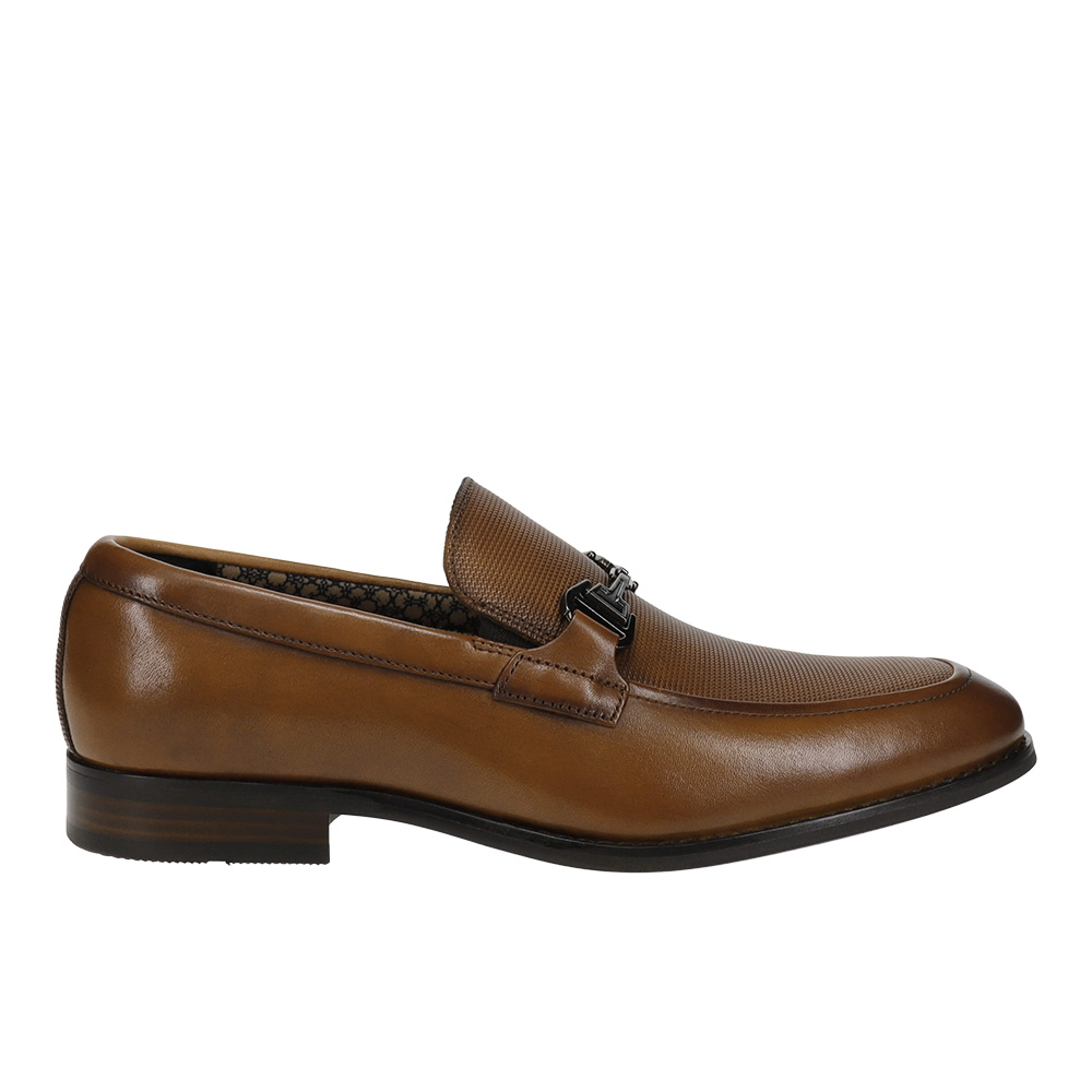 Stacy Adams Lawton Moc Toe Metal Bit Loafer Dress Shoes