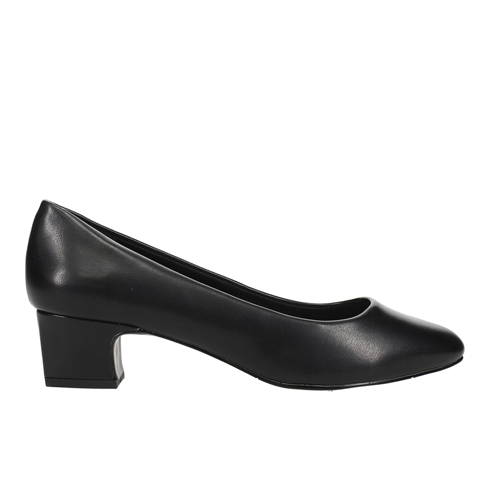 Easy Street Prim Round Toe Block Heel Pumps