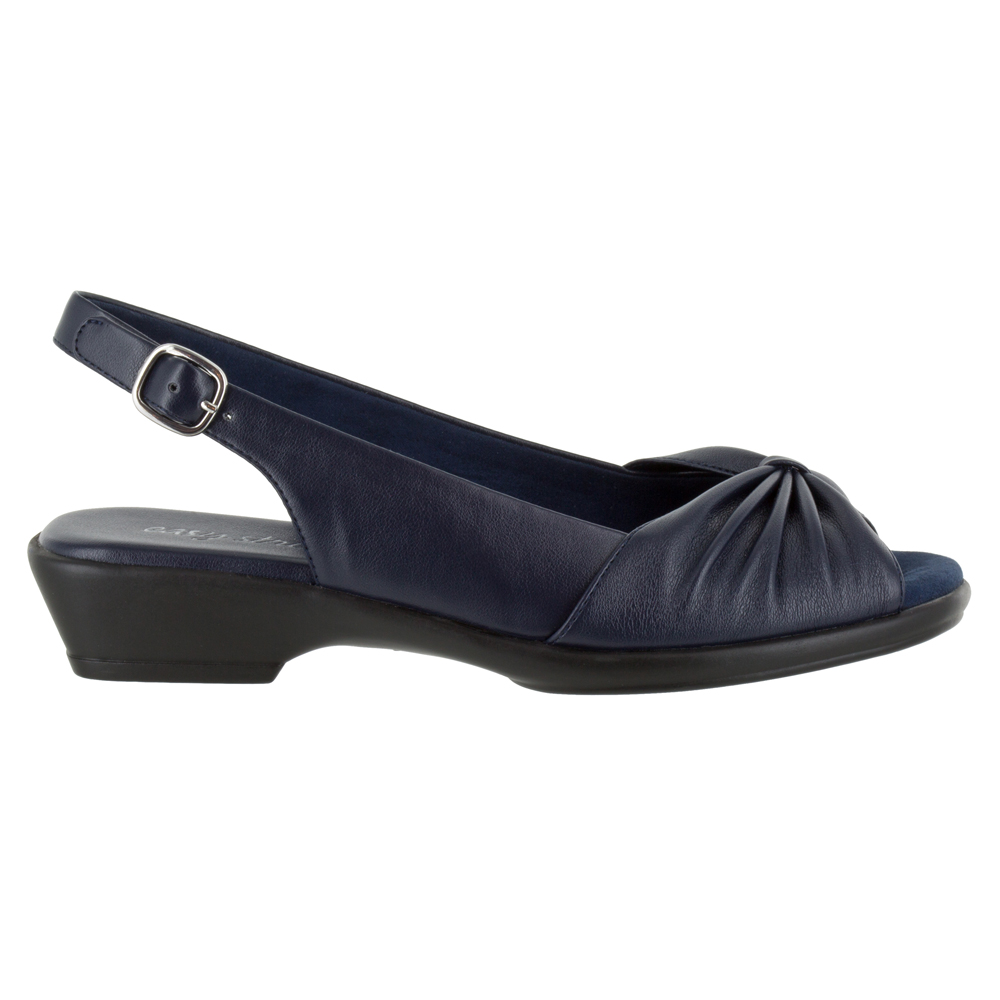 womens navy slingback shoes