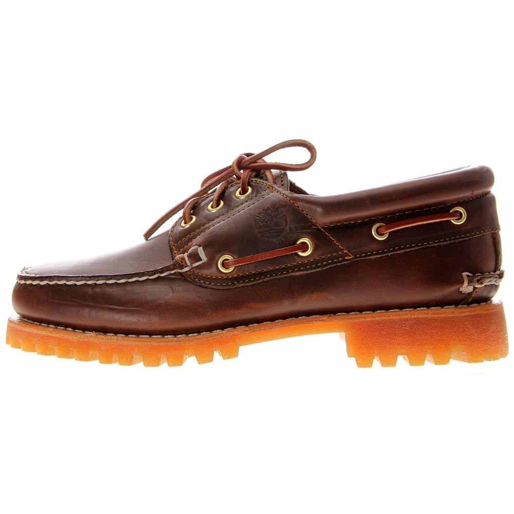 Timberland Icon 3-Eye Classic Handsewn Lug Shoes Brown Mens Lace Up