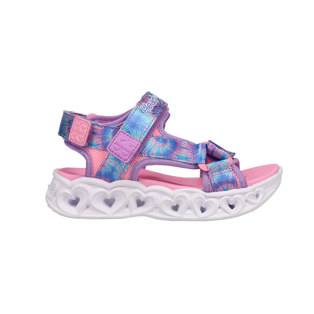 bruid Ironisch Wauw Shop Pink Girls Skechers Heart Lights Tie-Dye Sling Back Sandals (Little  Kid)