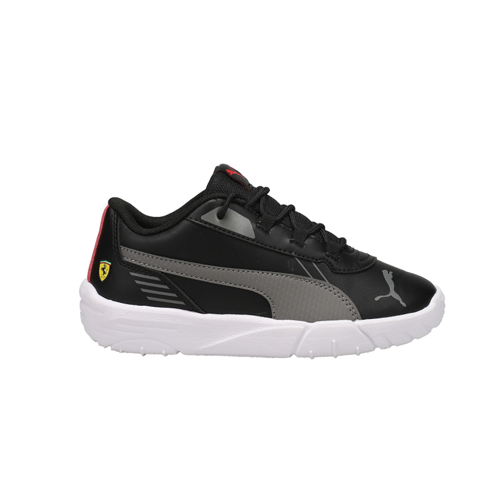 Puma Scuderia Ferrari R-Cat Machina Little Kids' Motorsport Shoes, Black/White, 3.5