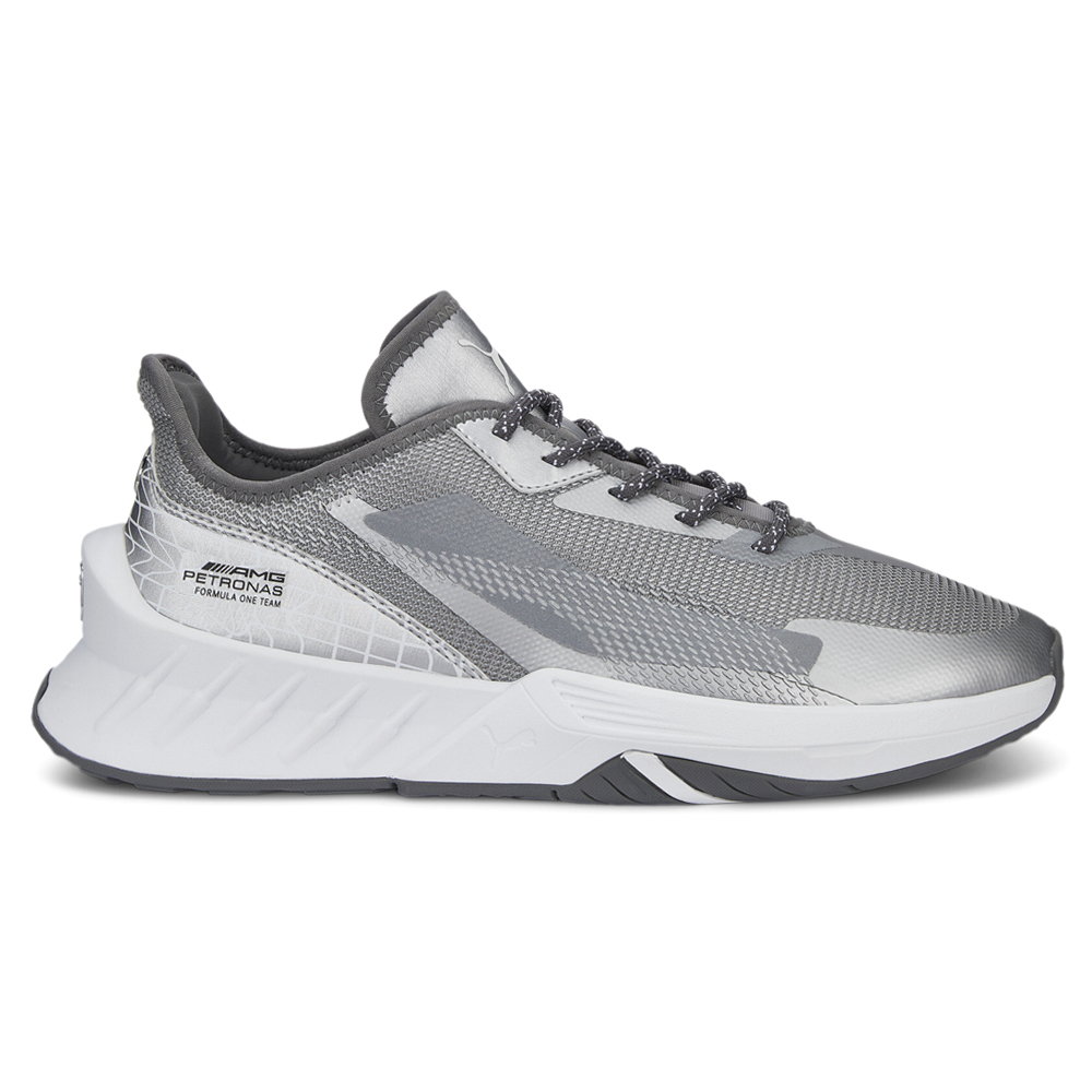 Puma Mapf1 Maco Sl Rising Lace Up Mens Silver Sneakers Casual