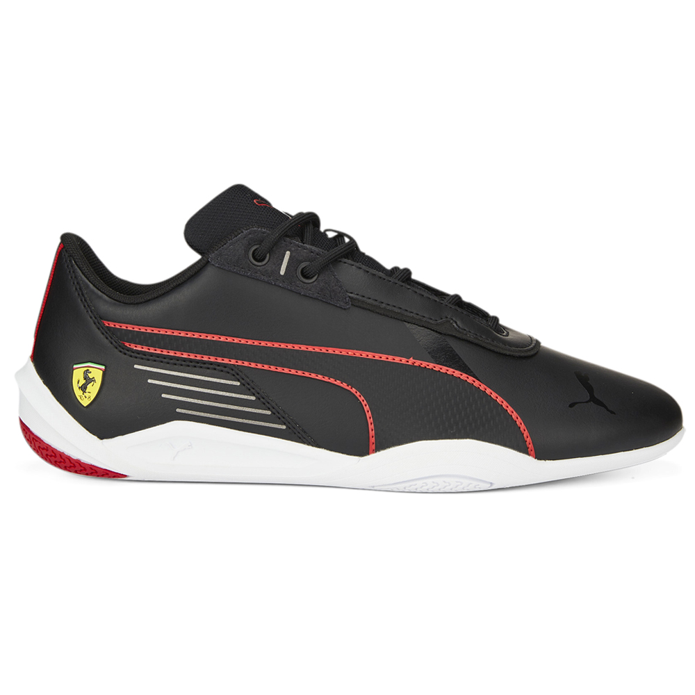 PUMA Scuderia Ferrari R Cat Machina Lace Up Mens Black Sneakers