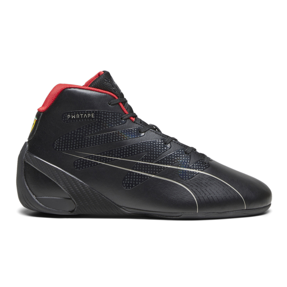 PUMA Scuderia Ferrari X Carbon Cat Mid Lace Up Mens Black