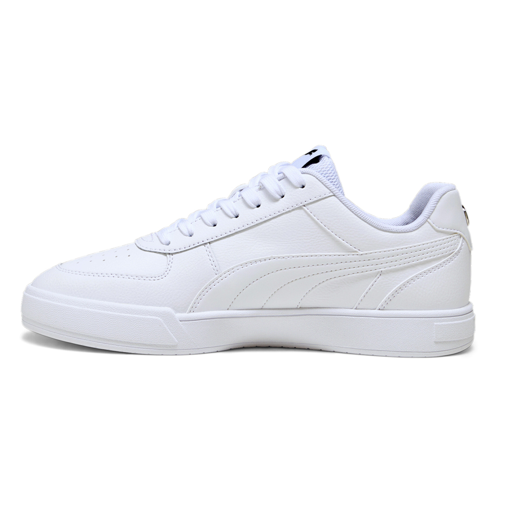 Puma Bmw Mms Caven Lace Up Mens White Sneakers Casual Shoes 