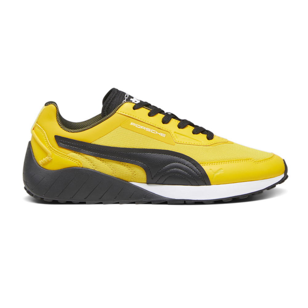 Puma Pl Speedfusion Lace Up Mens Yellow Sneakers Casual Shoes 30777802