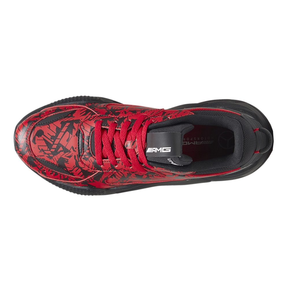 Puma Mapf1 Amg RsX Camo Lace Up Mens Red Sneakers Casual Shoes