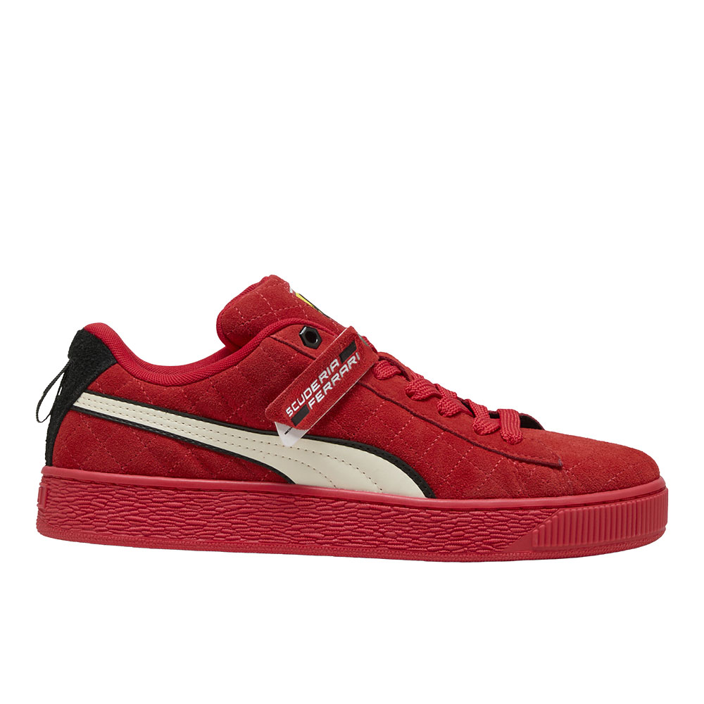 PUMA Scuderia Ferrari Suede Xl Hero Lace Up Mens Red Sneakers