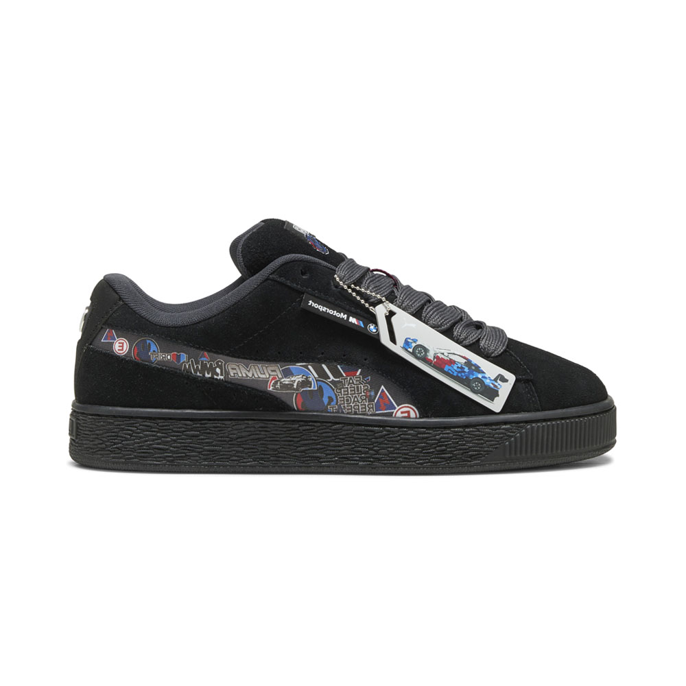 PUMA Bmw M Motorsport Suede Xl Sticker Lace Up Mens Black Sneakers PUMA Bmw M Motorsport Suede Xl Sticker Lace Up Mens Black Sneakers