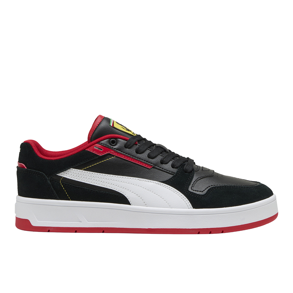 PUMA Scuderia Ferrari Court Classic Street Men's Sneakers in Black, Size 10.5