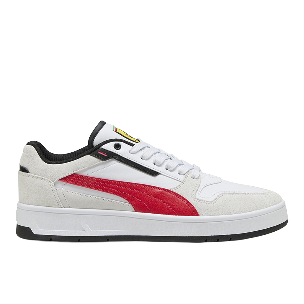 PUMA Scuderia Ferrari Court Classic Street Men's Sneakers in White, Size 10.5