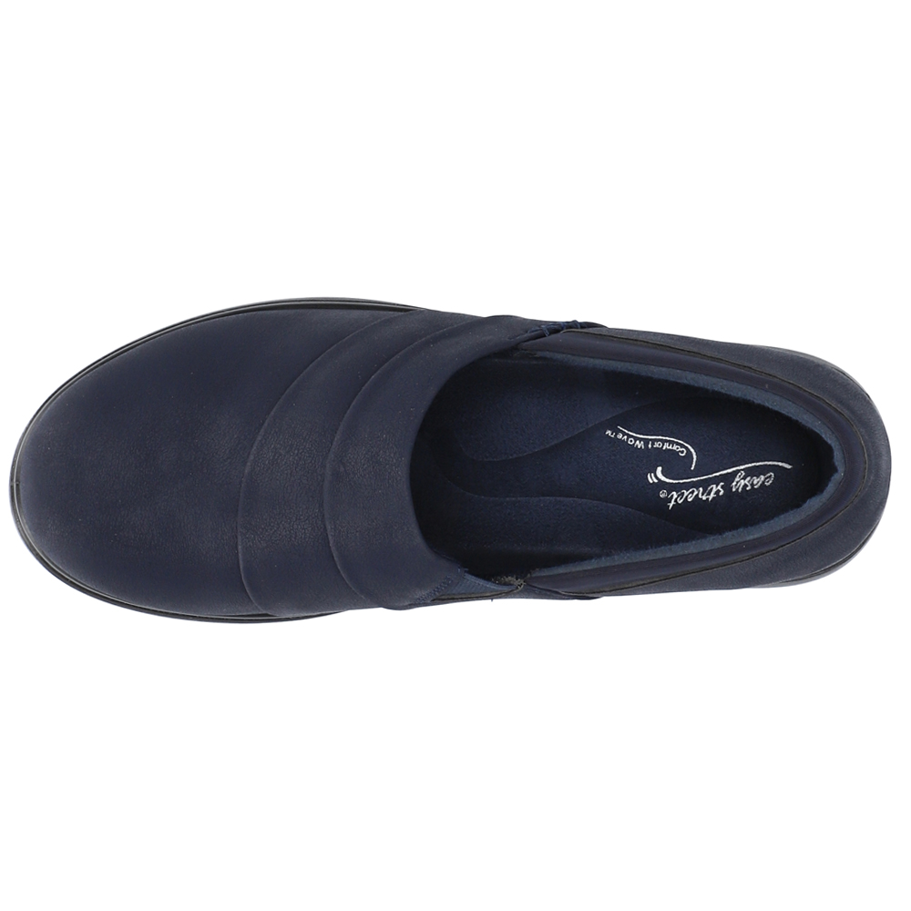Details about / Women/'s Easy Street Maybell Comfort Slip Ons Navy Matte