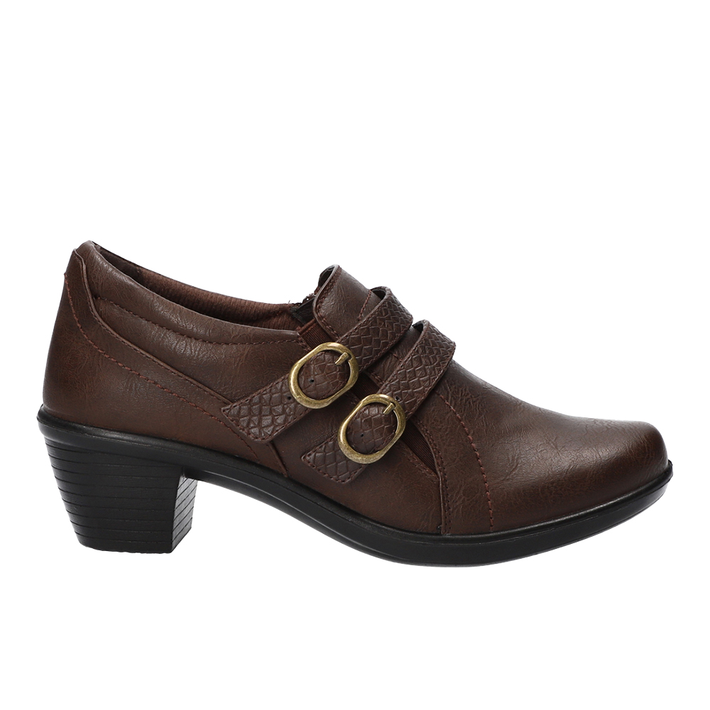 Easy Street Stroll Round Toe Block Heel Pumps