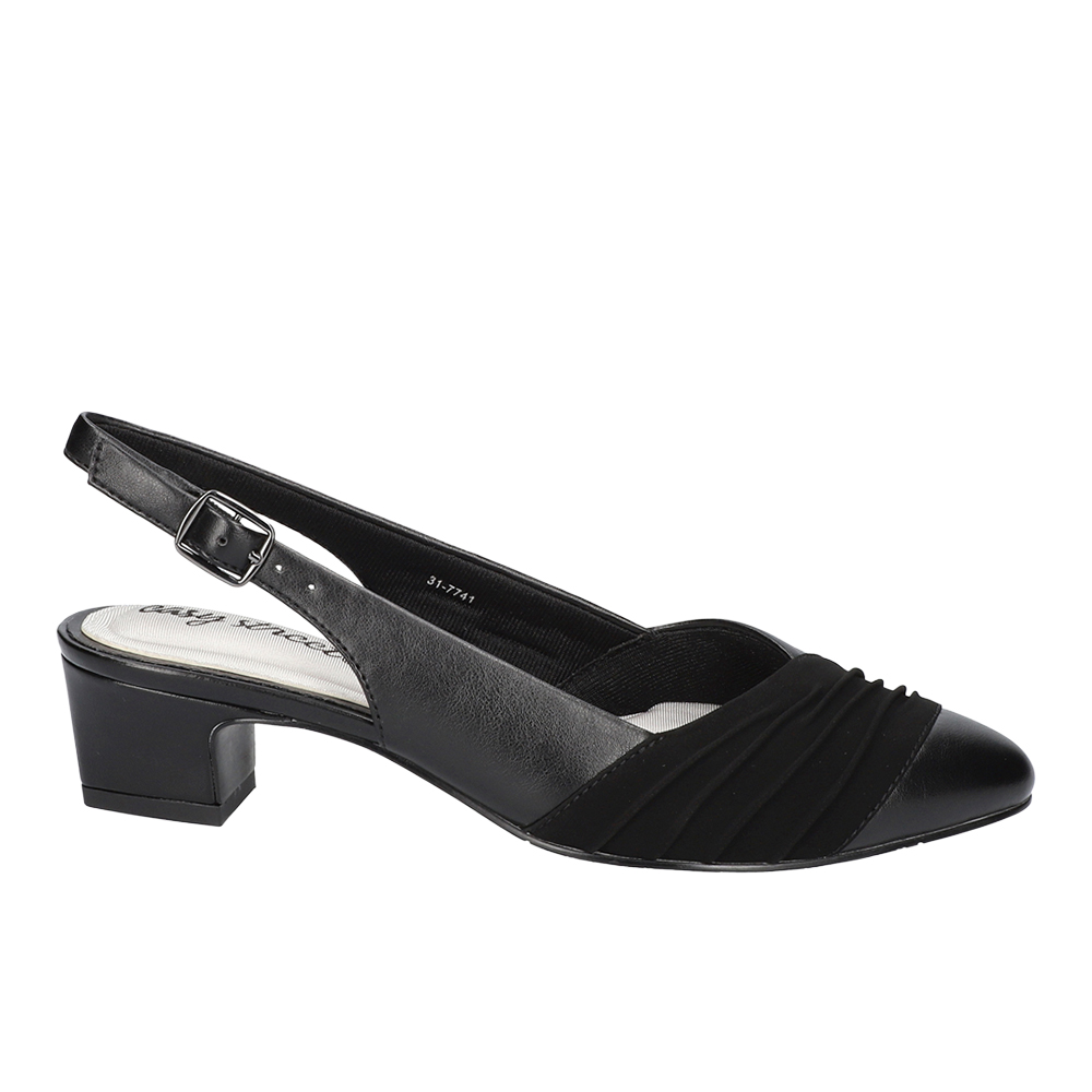 Easy Street Bates Round Toe Slingback Pumps
