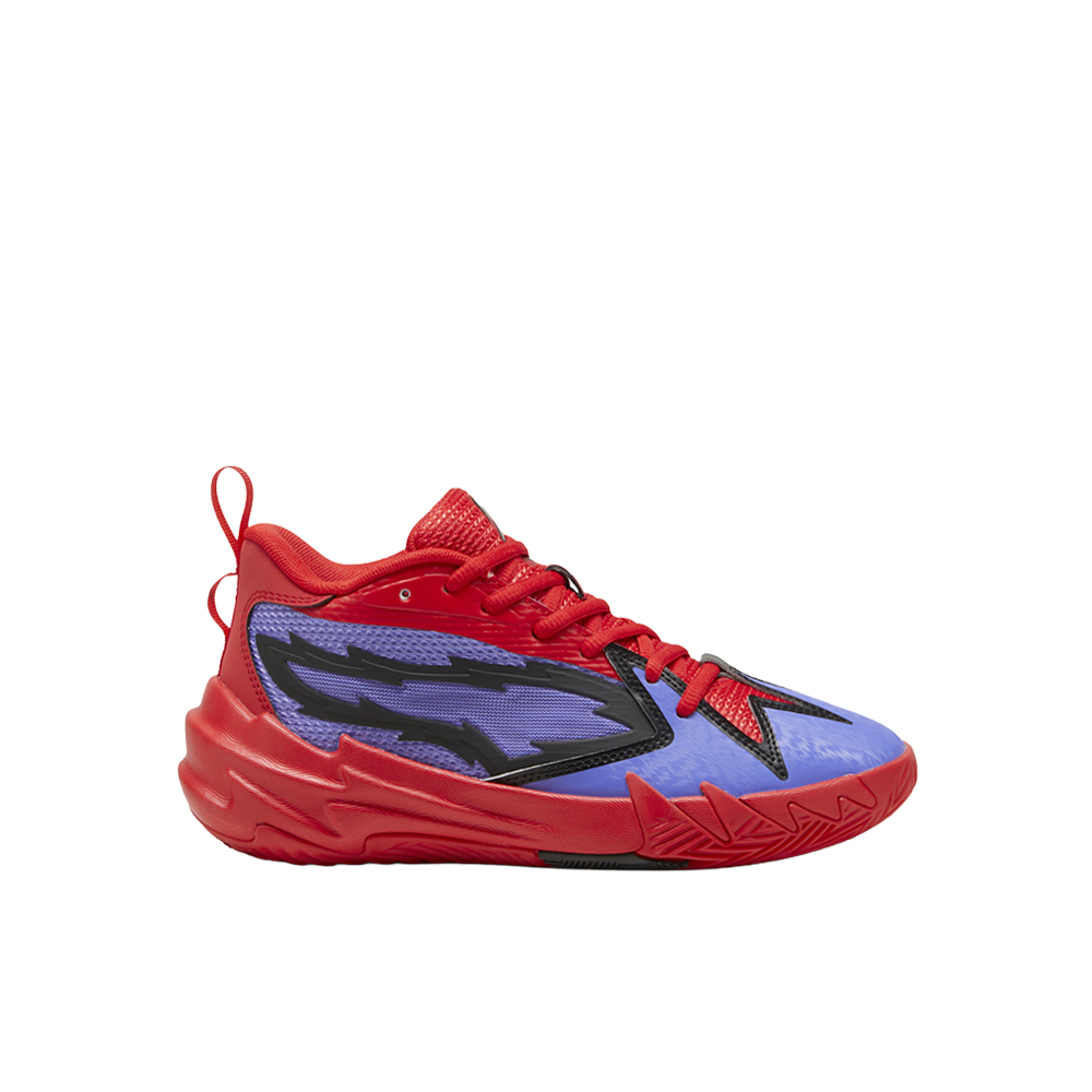 PUMA Scoot Zeros Pred Lace Up Youth Boys Purple, Red Sneakers