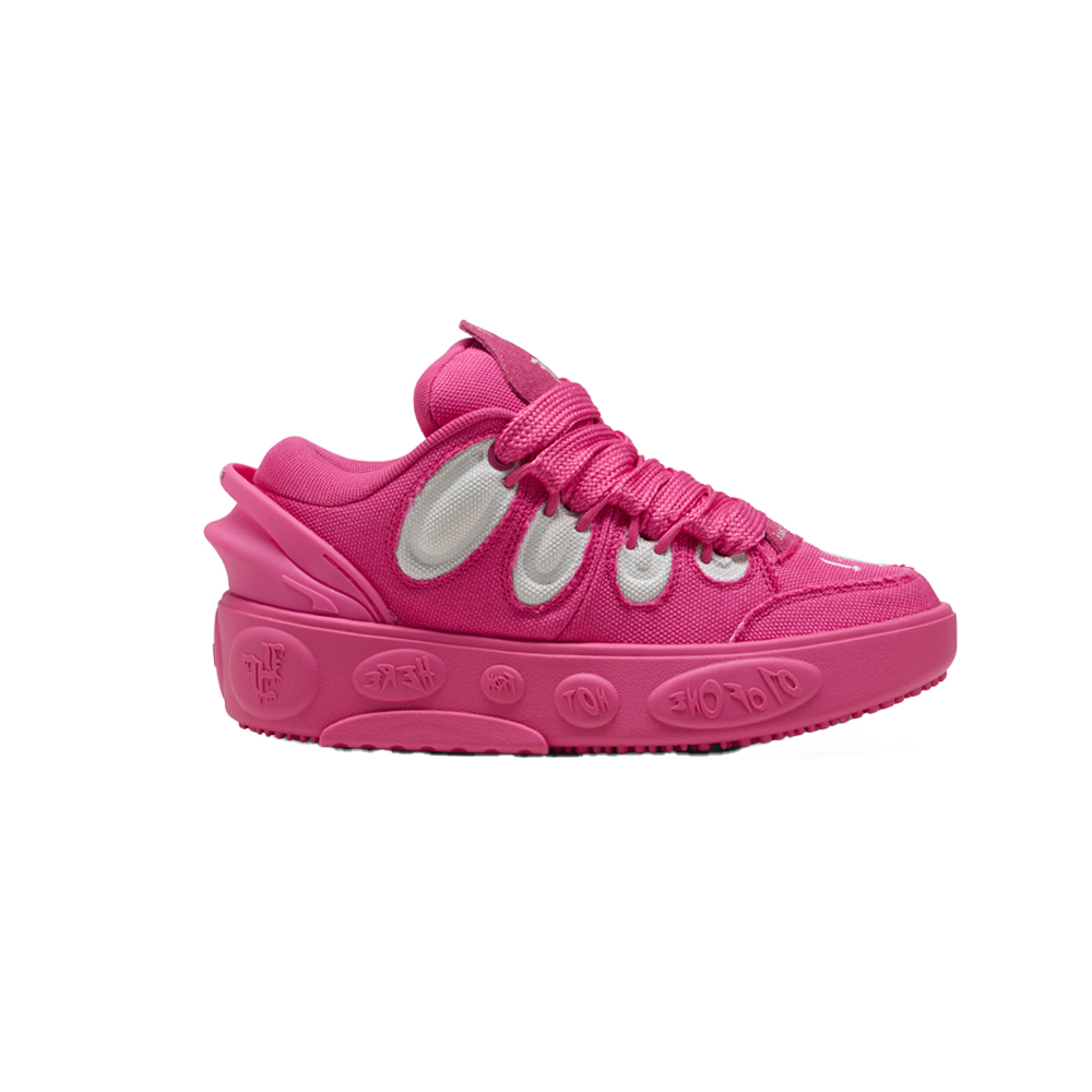 PUMA La Francé Pink Carpet Lace Up Sneakers (Youth)