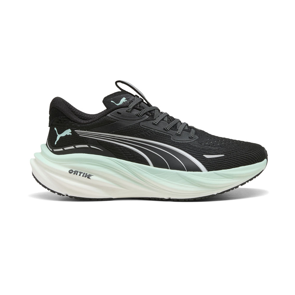PUMA Magnify NITRO™ 3 Women's Road Running Shoes in Black, Size 8.5