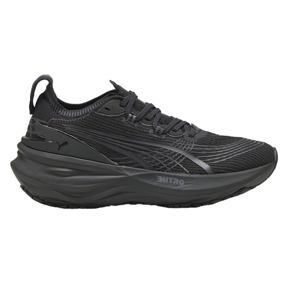 PUMA ForeverRun NITRO™ 2 Women's Road Running Wide Shoes in Black, Size 9.5