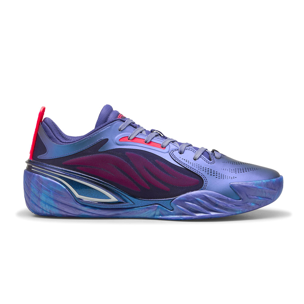 PUMA All Pro Nitro Elite Basketball Mens Purple Sneakers Athletic