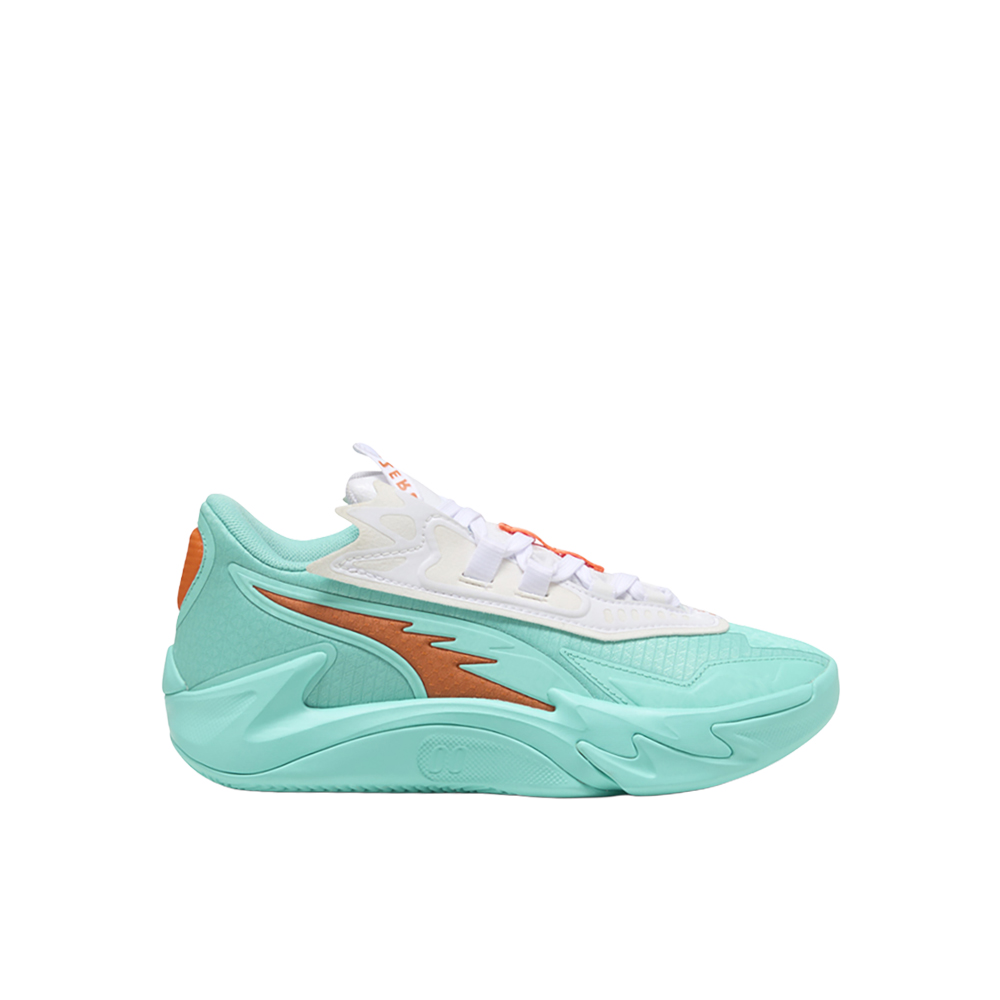 PUMA Scoot Zeros II Shift Big Kids Basketball Shoes in Green, Size 5.5