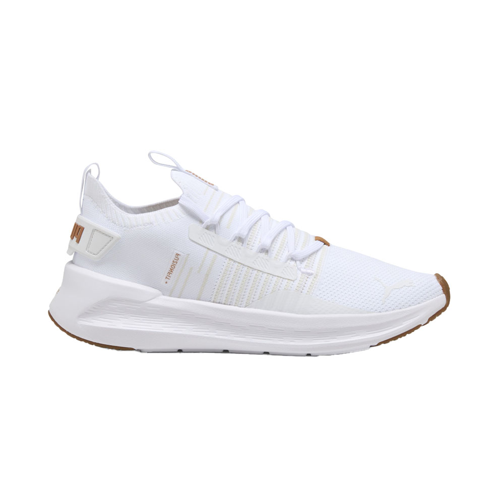 PUMA Softride Symmetry Fuzion Running Mens White Sneakers Athletic
