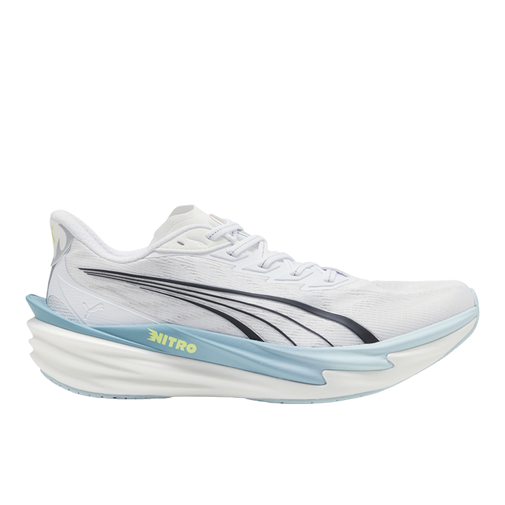 PUMA Deviate NITRO™ 4 Men's Road Running Shoes in White, Size 9.5