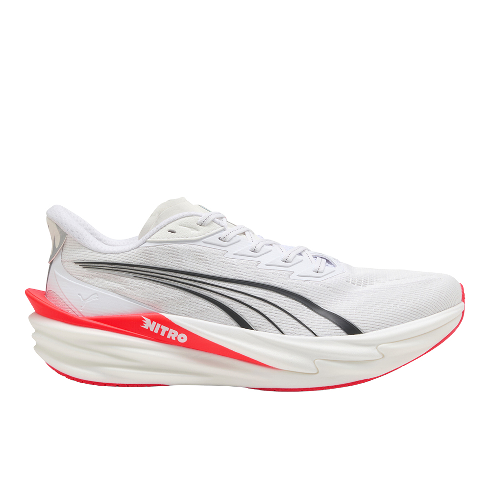 PUMA Deviate NITRO™ 4 Men's Road Running Shoes in White, Size 10.5