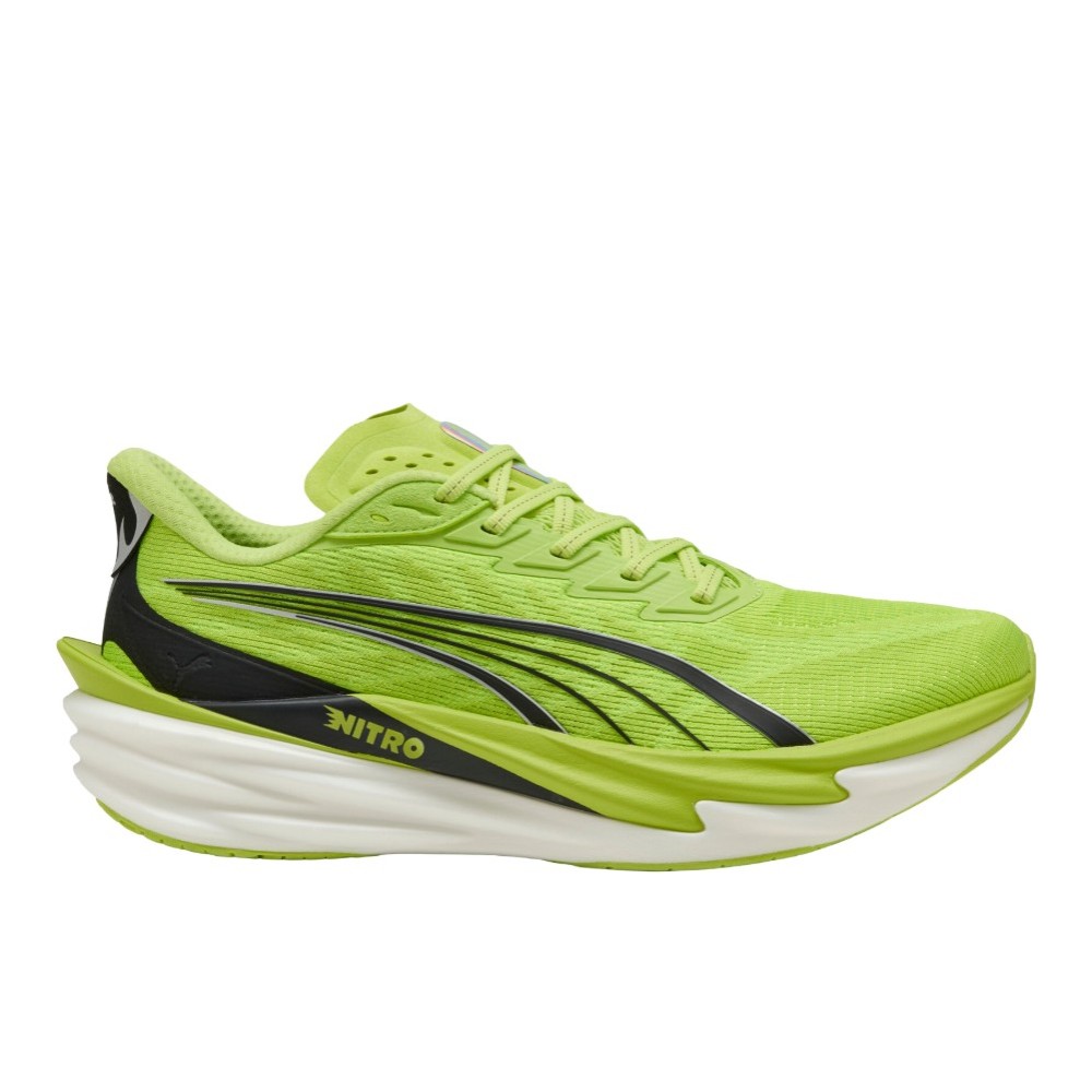 PUMA Deviate NITRO™ 4 Men's Road Running Shoes in Green, Size 7.5