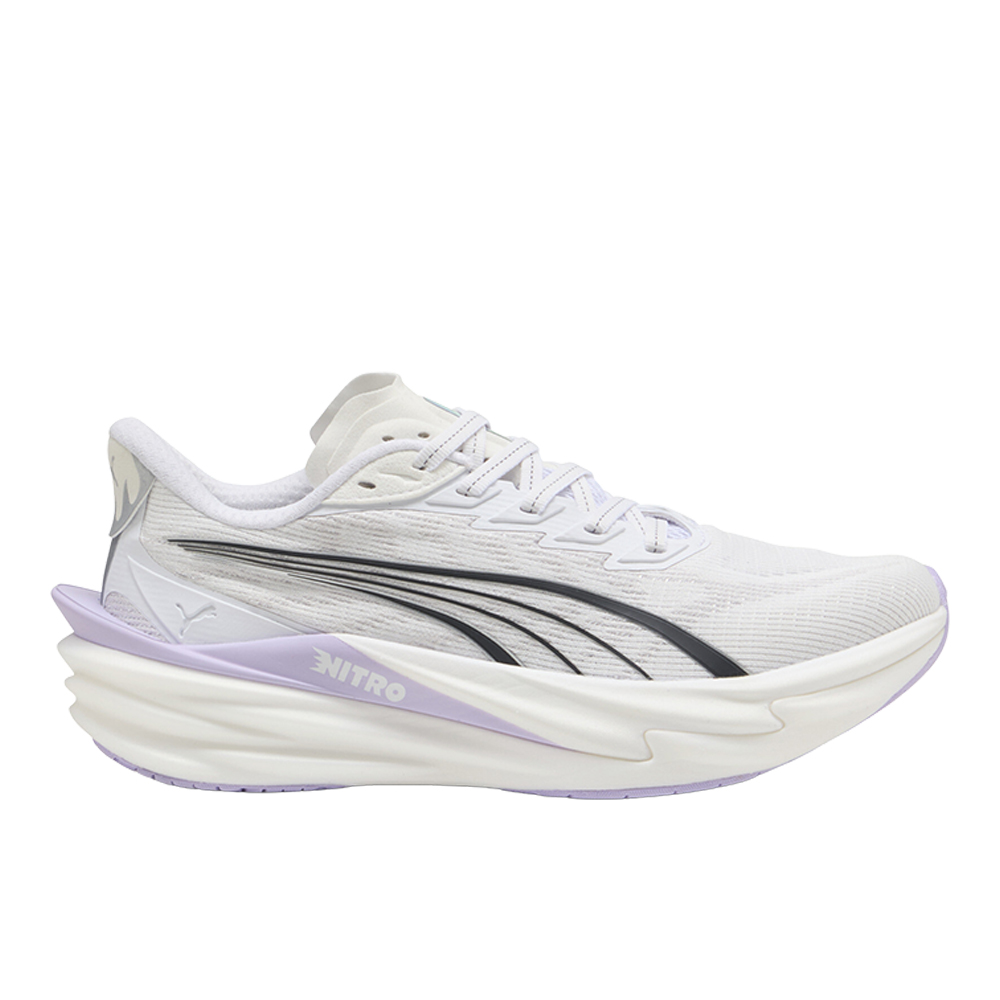 PUMA Deviate NITRO™ 4 Women's Road Running Shoes in White, Size 7.5
