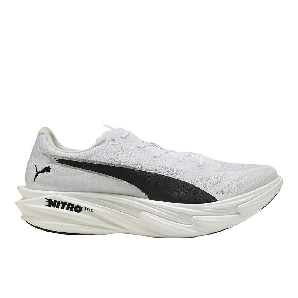PUMA Deviate NITRO™ Elite 4 Men's Road Running Shoes in White, Size 8.5