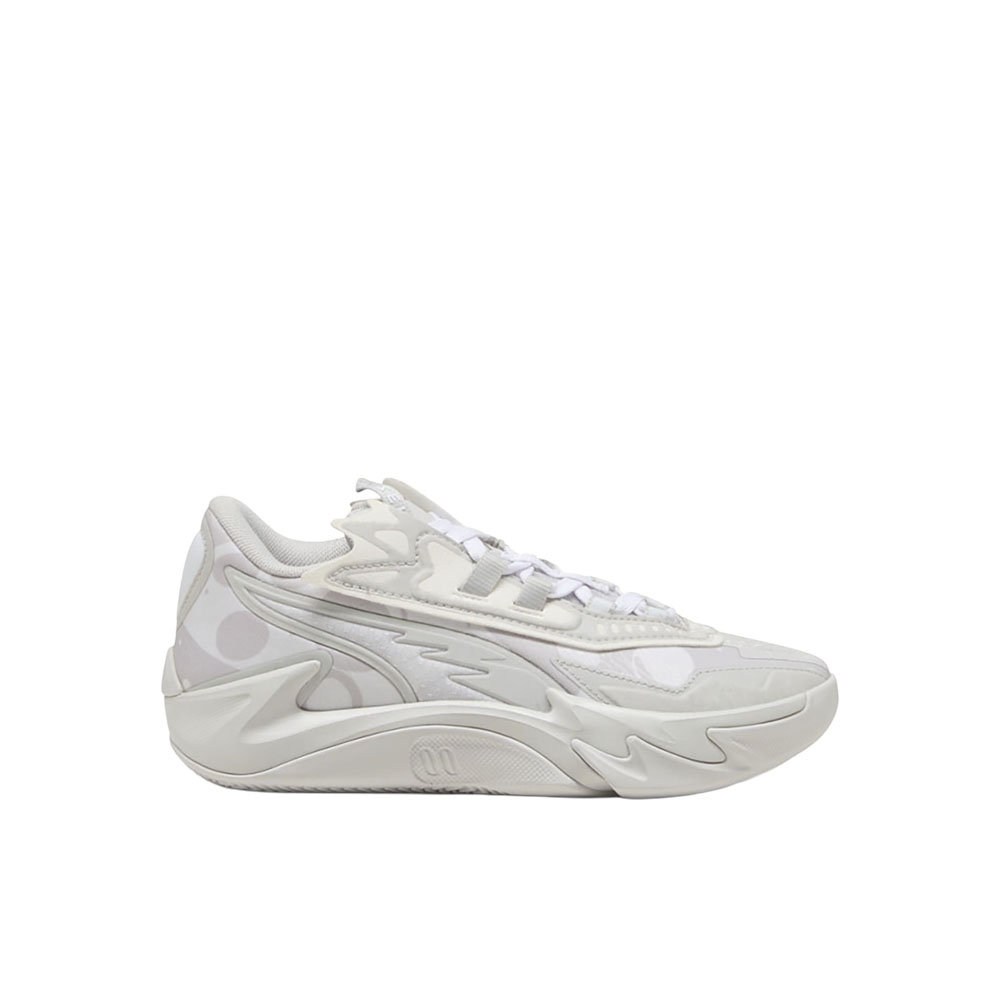 PUMA Scoot Zeros II Big Kids' Basketball Shoes in Grey, Size 4.5