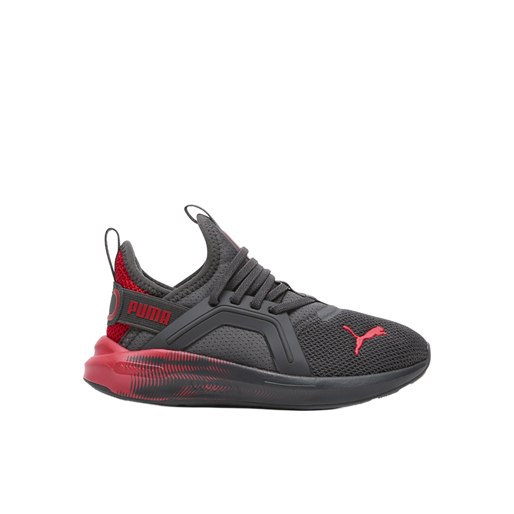 PUMA Softride Enzo 5 Rapid Resonance Little Kids' Easy On Sneakers in Grey, Size 1.5