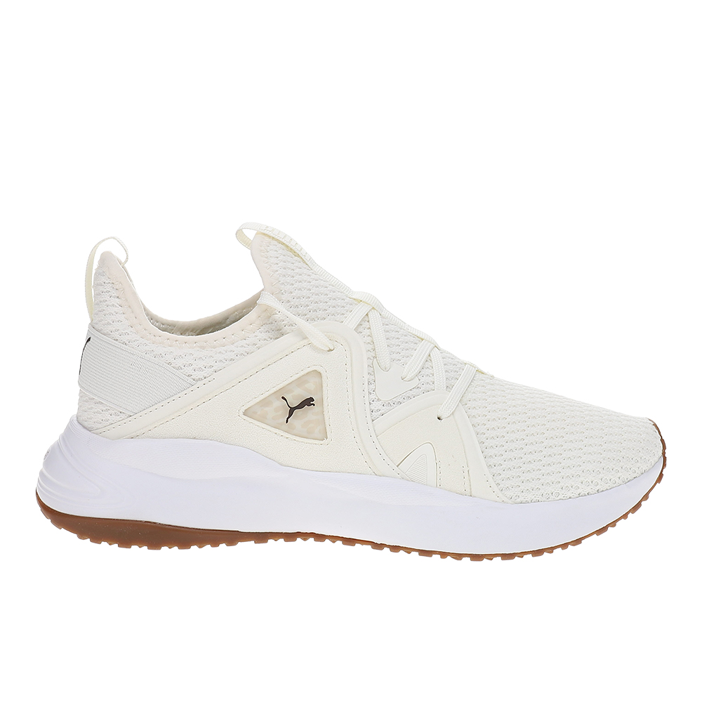PUMA Softride Bella Cheetah Women's Sneakers in White, Size 8