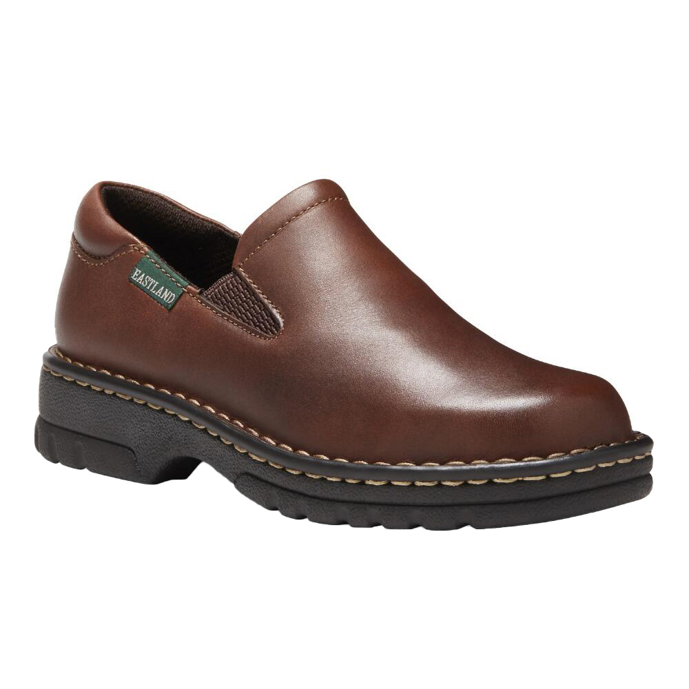 

Женские коричневые балетки без шнуровки Eastland Newport Casual 3180, Коричневый, Eastland Newport Slip On