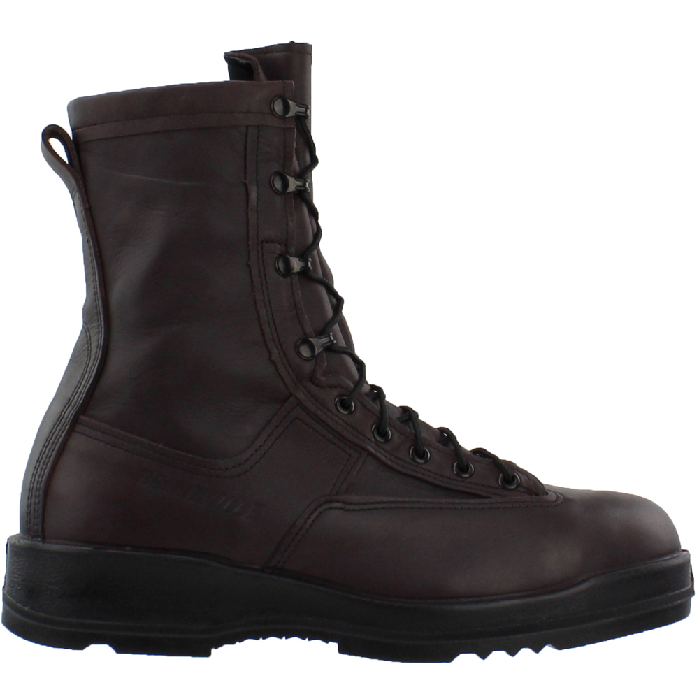 Belleville Wet Weather Waterproof Steel Toe Flight Boot Brown Mens Tactical Work Safety