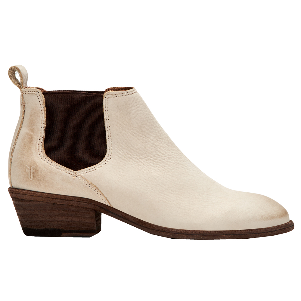 frye white booties