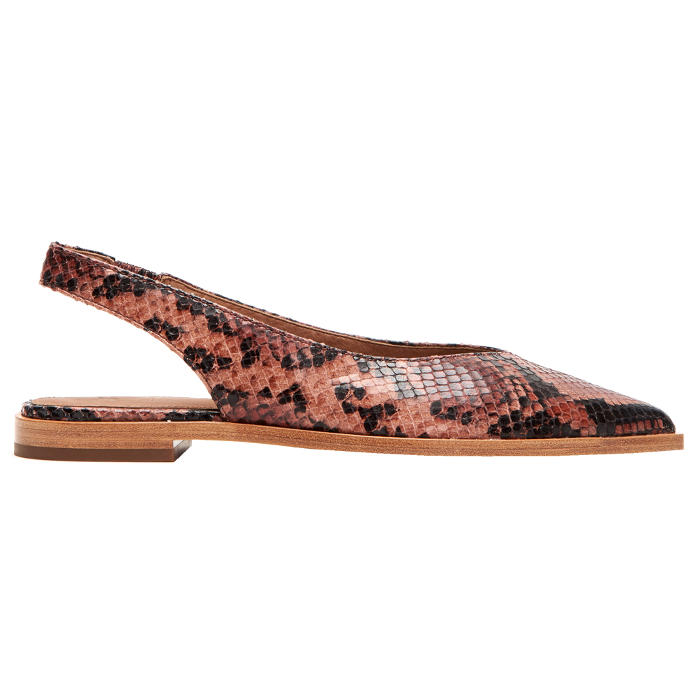 snake slingback