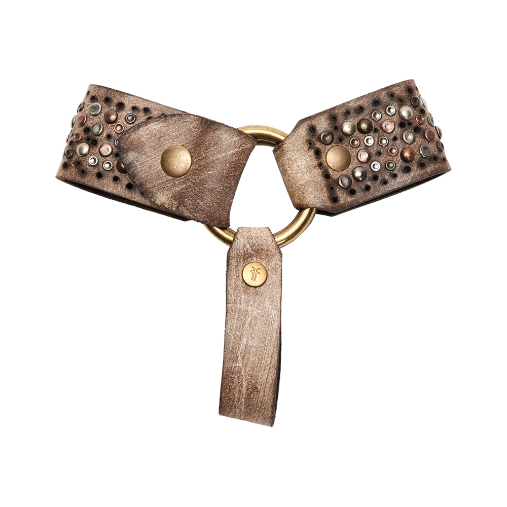 frye flynn deco studded harness short