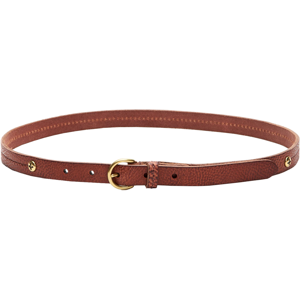 thin brown belt women's