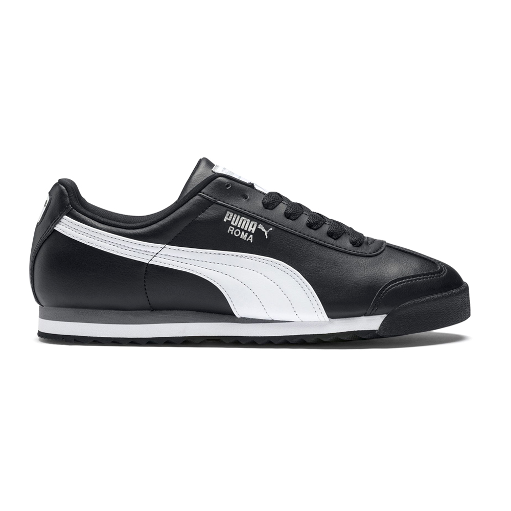 PUMA Roma Basic Lace Up Youth Boys Grey Sneakers Casual Shoes 35425901
