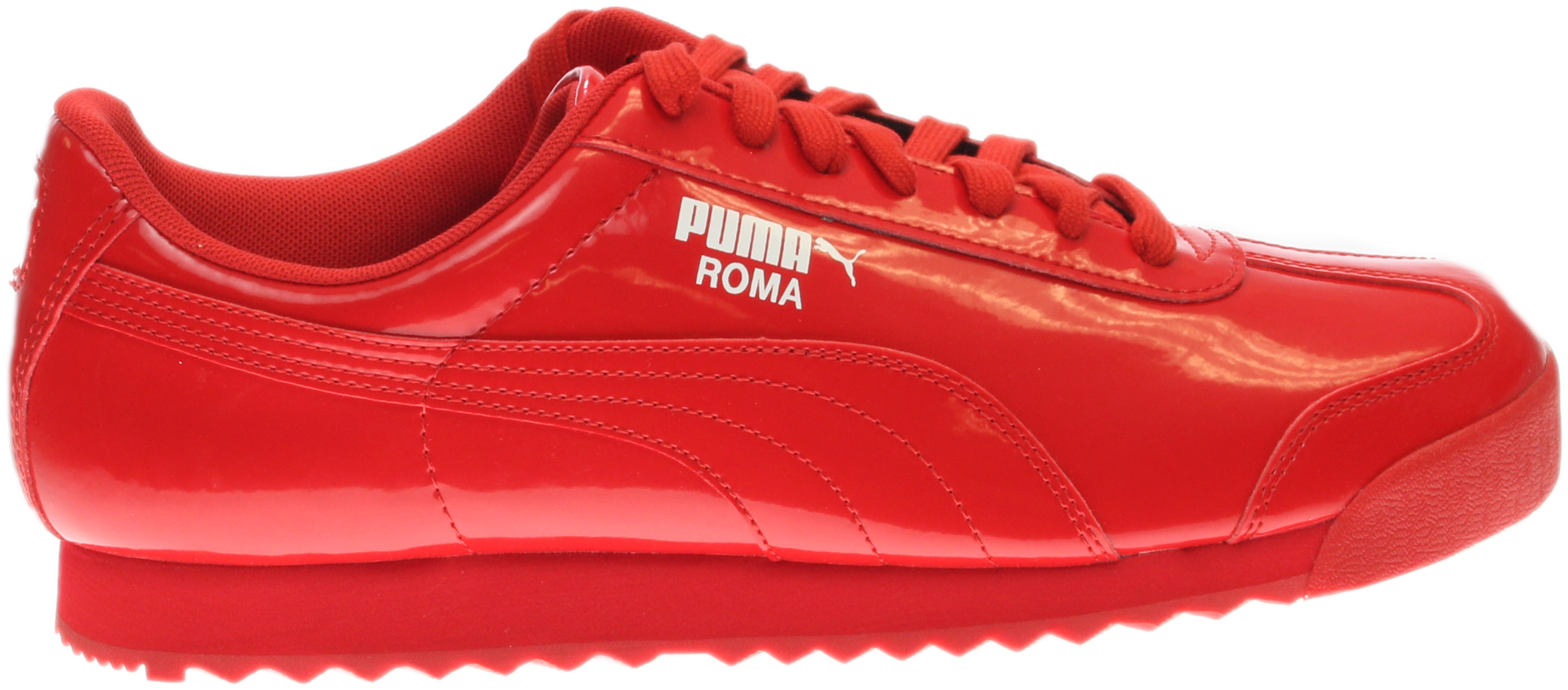 red puma roma shoes