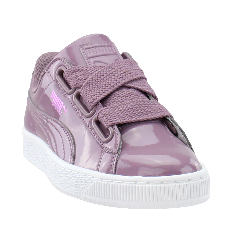 puma basket heart laces