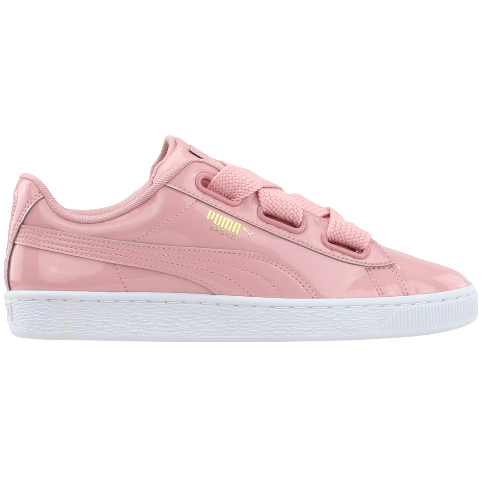 puma basket heart pink